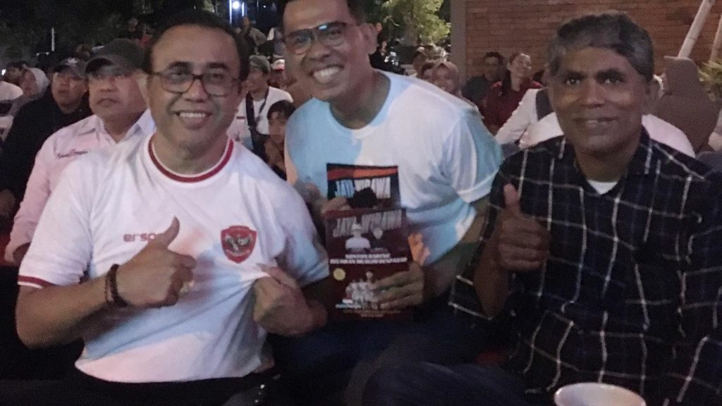 MC-ing Nobar Pertandingan Indonesia vs Australia