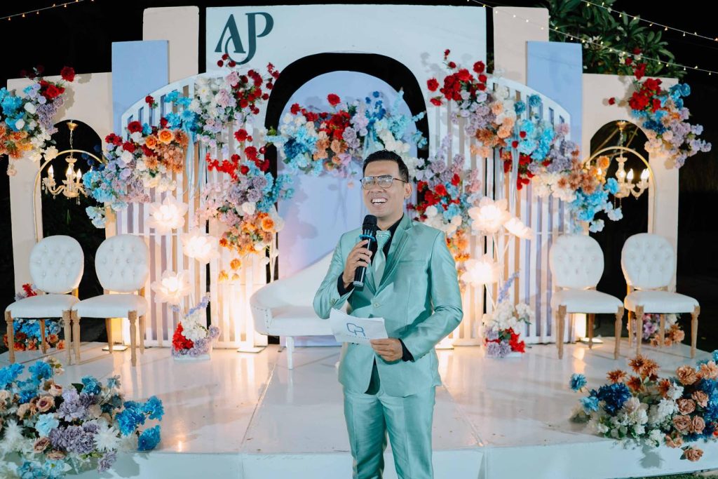 MC-ing The Wedding Reception of Aldy & Putri