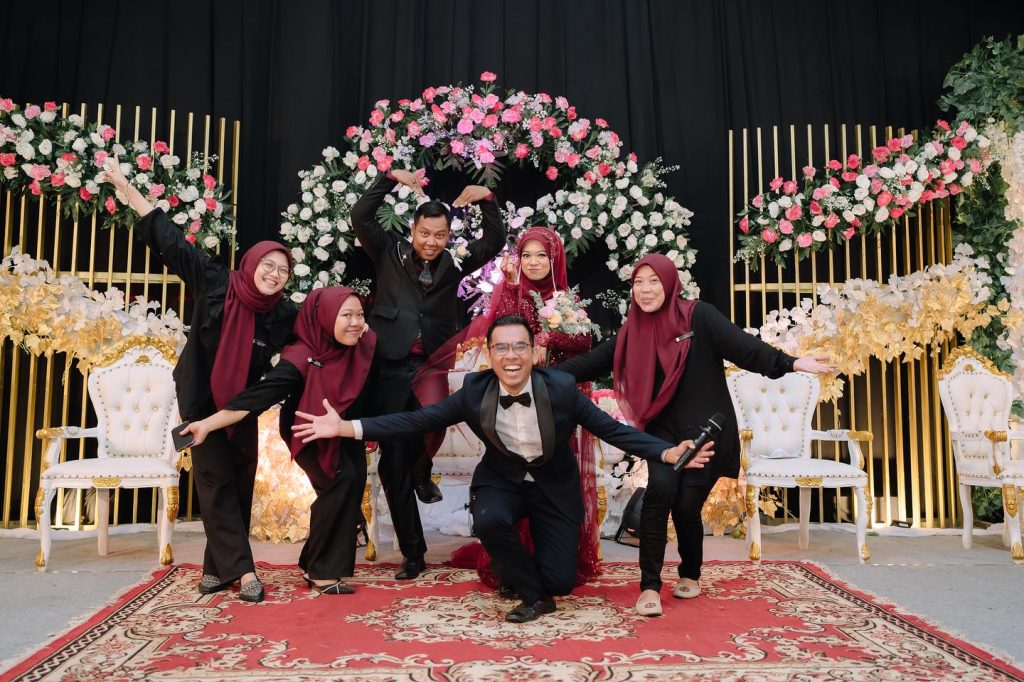 MC-ing The Wedding Reception of Andri & Mita