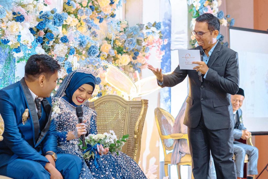 MC-ing The Wedding Reception of Surya & Dwsntia